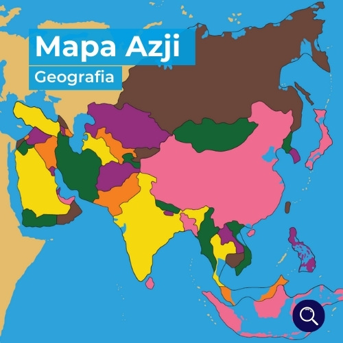 mapa Azji geografia