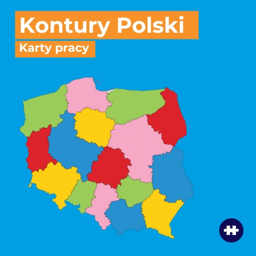 kontury i województwa Polski mapy
