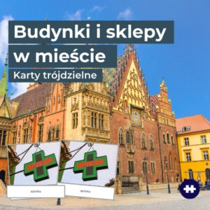 poznaj budynki i sklepy w swoim mieście karty pracy dla dzieci