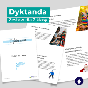 zestaw dyktand dla drugiej klasy
